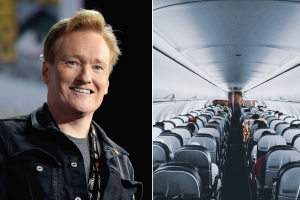 conan, conan o'brien, flying, airplanes, airports, private jet, flying commercial, celebrities, wealth, environment, humanity