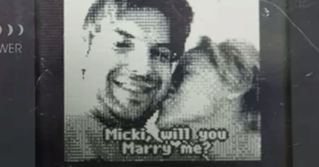 video games, marriage proposal, Game Boy, Mike Mika, retro gaming