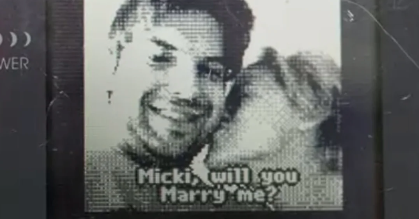 video games, marriage proposal, Game Boy, Mike Mika, retro gaming
