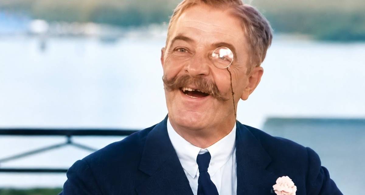 news reel footage, monocles, count sribor-rylski, restored films, 1930