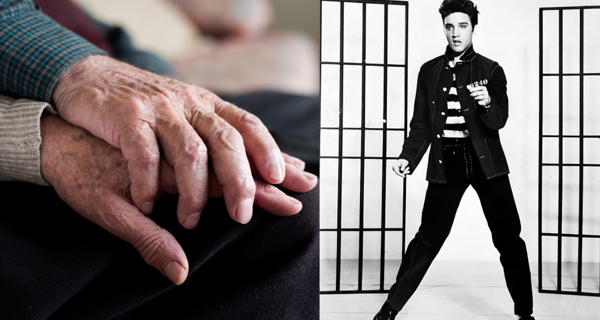 Edwin Rayner, Grandad Sings, elderly, Elvis Presley