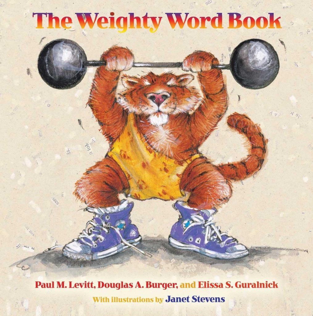 the weighty word book, children's book, vocabulary book