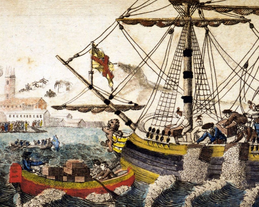 American, revolution, boston, tea, party