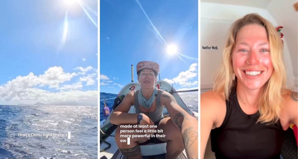Kelsey Pfendler, solo rowing, rowing from California to Hawaii
