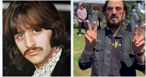 ringo starr, ringo's birthday, peace and love, the beatles, peace sign