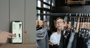 phone, online shopping, store, woman, clothes