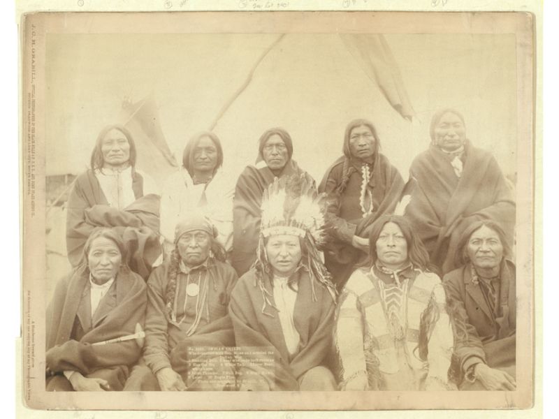 portrait, John C.H. Grabill, Sioux