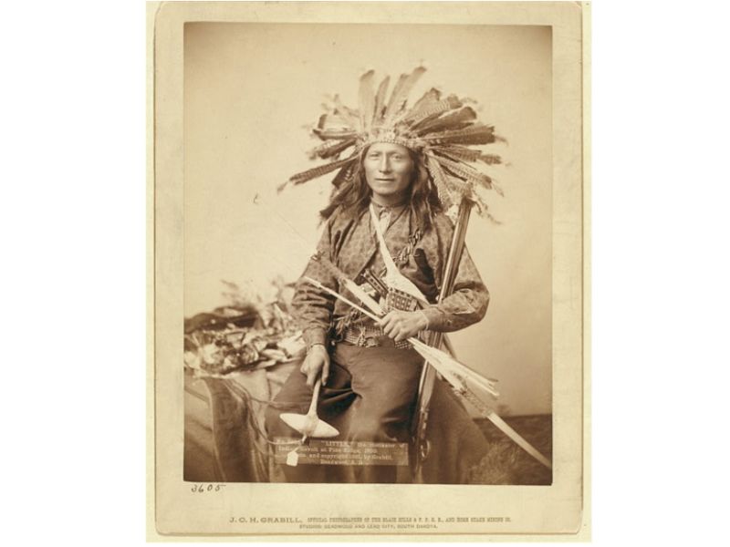 John C.H. Grabill, portrait, photograph, Little Oglala
