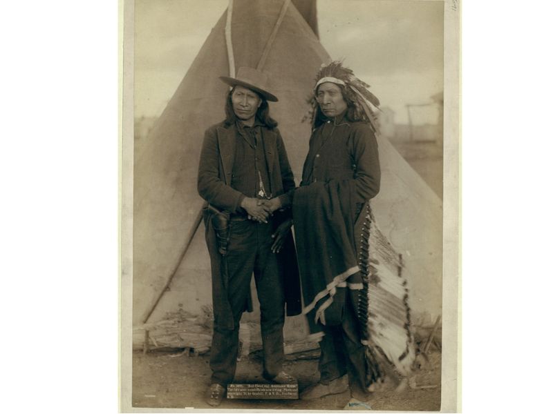 portrait, native americans, john c.h. grabill
