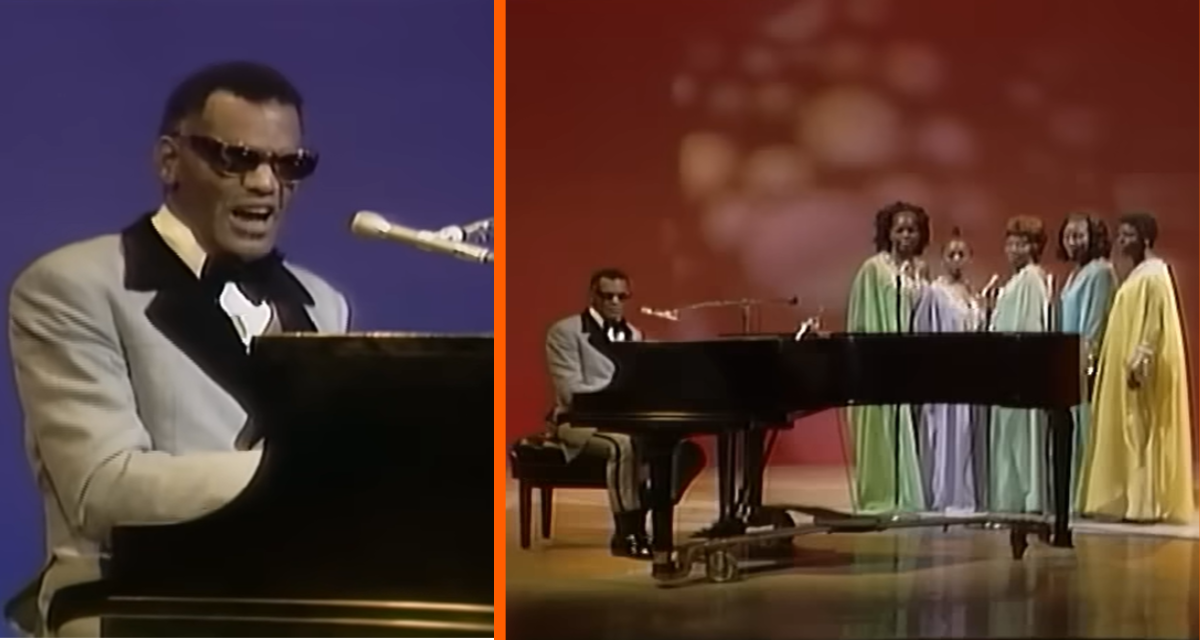 ray charles, ray charles america the beautiful, ray charles performance, singer ray charles