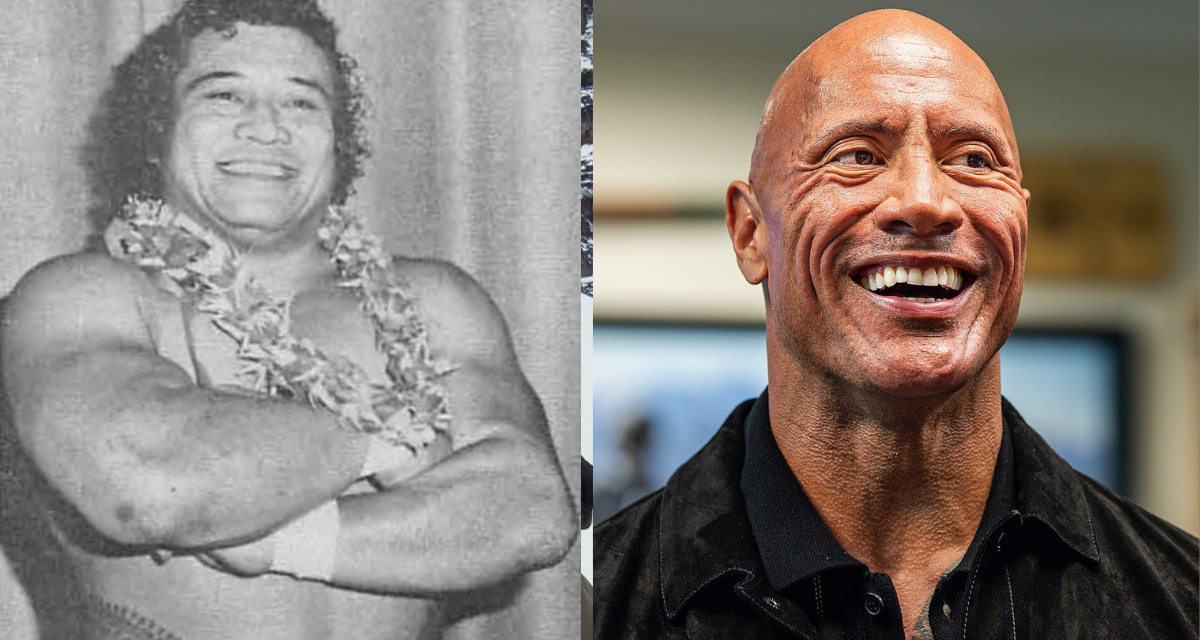 Fan shocks The Rock with vintage wrestling magazines of his grandfather