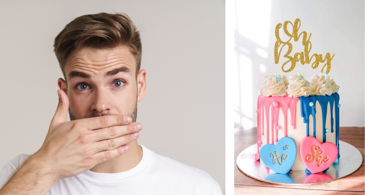 gender reveal, gender reveal cake, nick wilkins