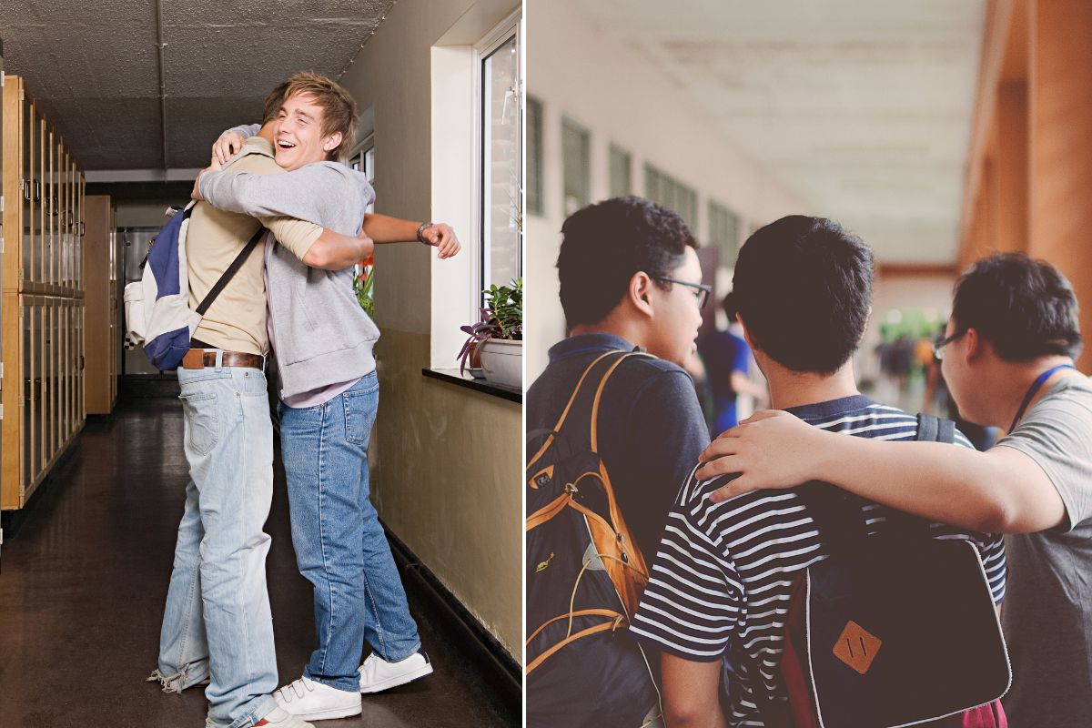 Baffled high school teachers want to know why straight boys are ‘always touching each other’