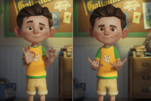deaf, hard of hearing, deaf community, asl, sign language, american sign language, language app, kindness, empathy, communication, humanity, disney, pixar