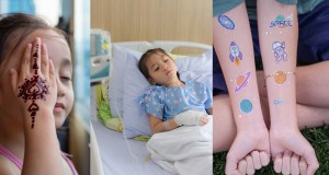 children, hospital, tattoo, temporary tattoos, Benjamin Lloyd