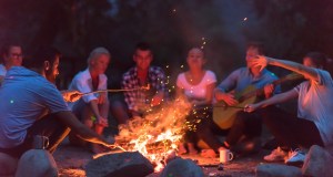 campfire, friendship, friends, therapy