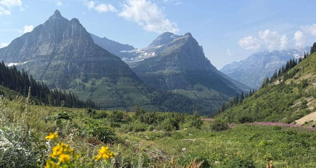 Glacier National Park, mountains, nature
