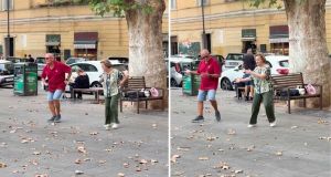 italy, testaccio, dancing