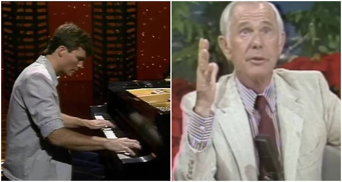 johnny carson, david tolley, tonight show '80s tv, classic tv moments