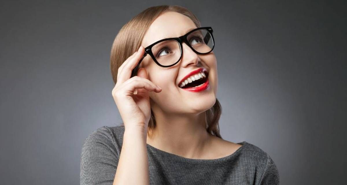 happiness, happy woman, woman with glasses, smiling woman, woman short hair