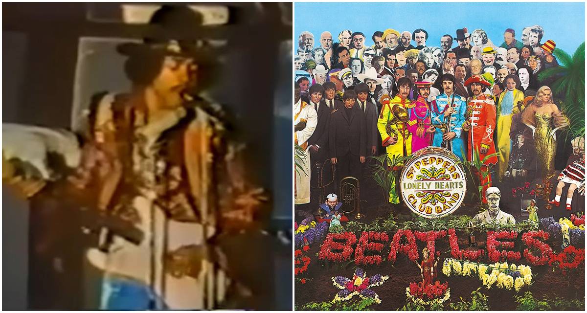 jimi hendrix, beatles, sgt. pepper, beatles album, jimi hendrix live
