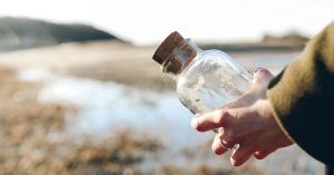 message in a bottle, New Jersey, sisters, grief, 1970s