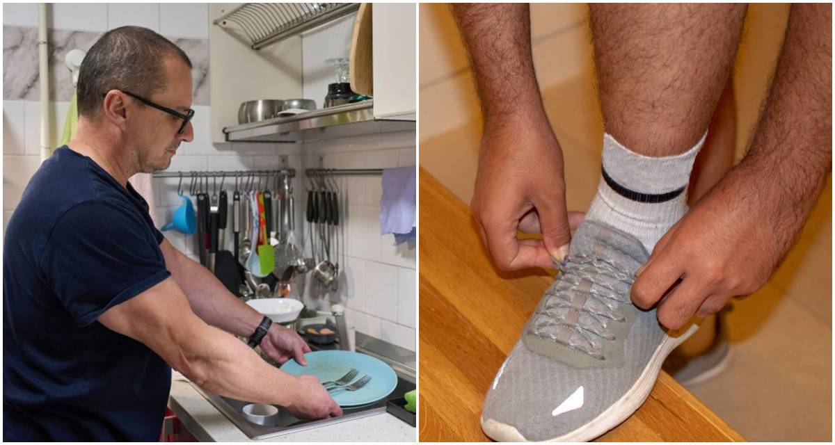 shoes, dishes, chores, adhd, laces