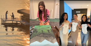A proposal, Shelby painting, and friends sharing their pregnancy.