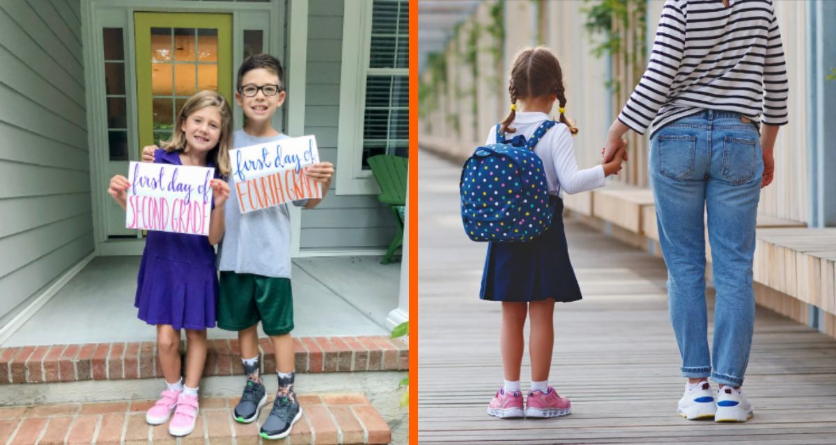 back to school, first day of school, school, parenting, millennial parenting