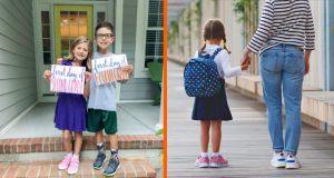 back to school, first day of school, school, parenting, millennial parenting