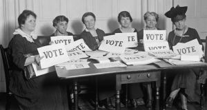 19th amendment, women's suffrage, suffragists, women's right to vote, women voting rights