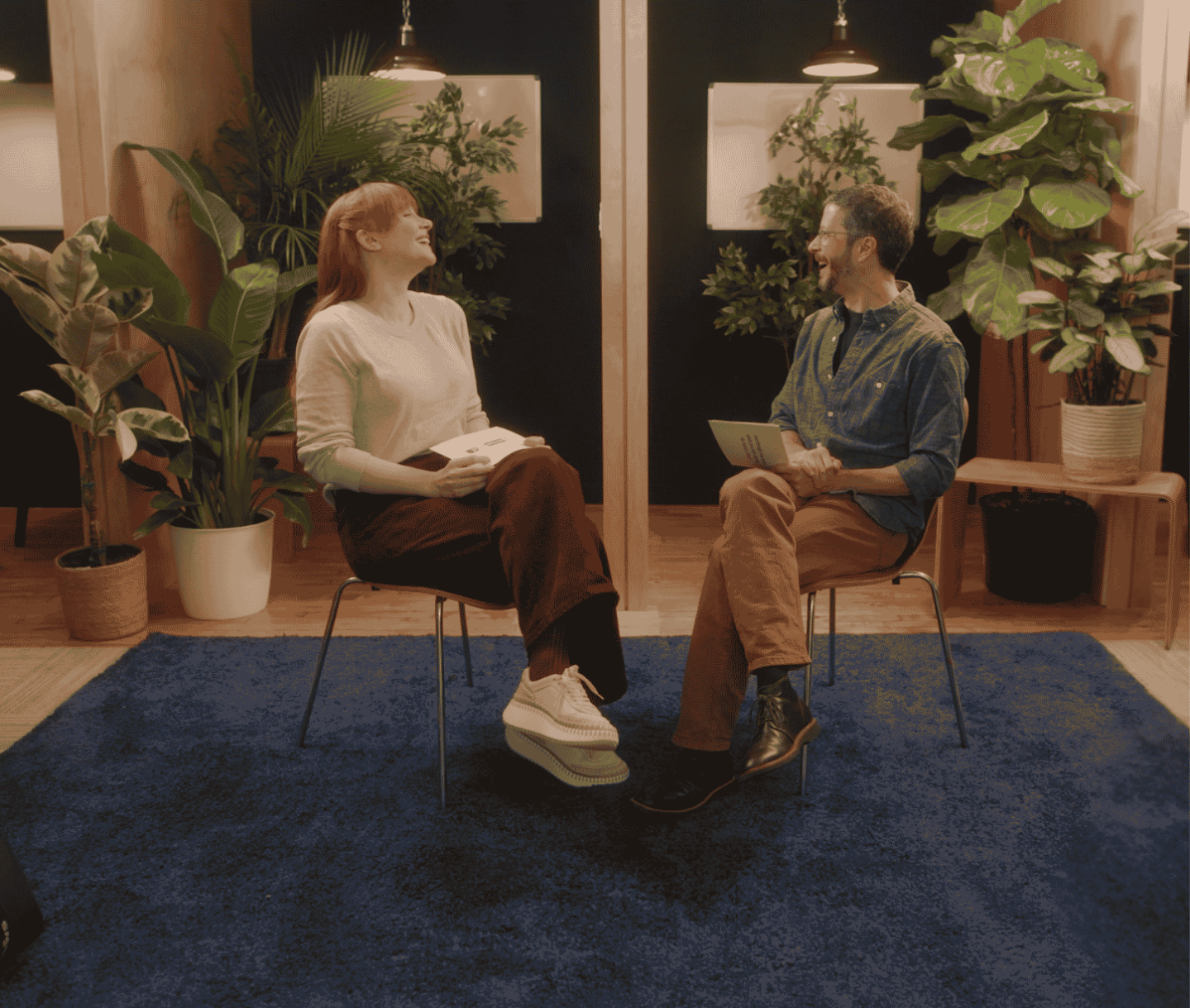 Bryce Dallas Howard reuniting with her favorite teacher, Mr. Scotch.