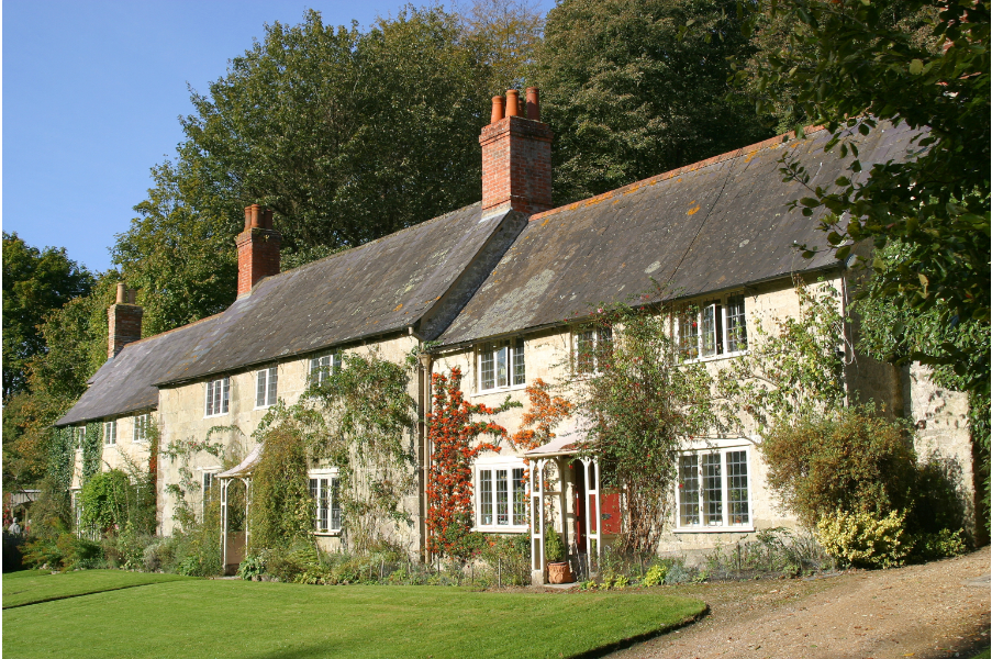 home, garden, English cottage