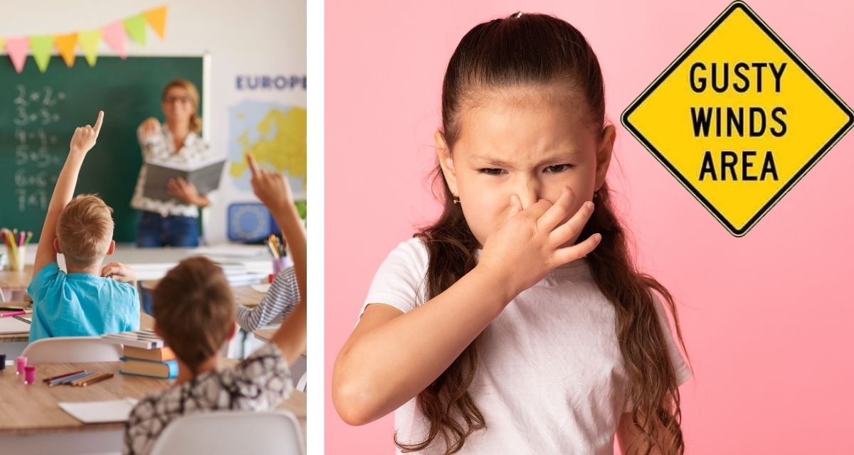 first grade, teachers, kids, farting in class