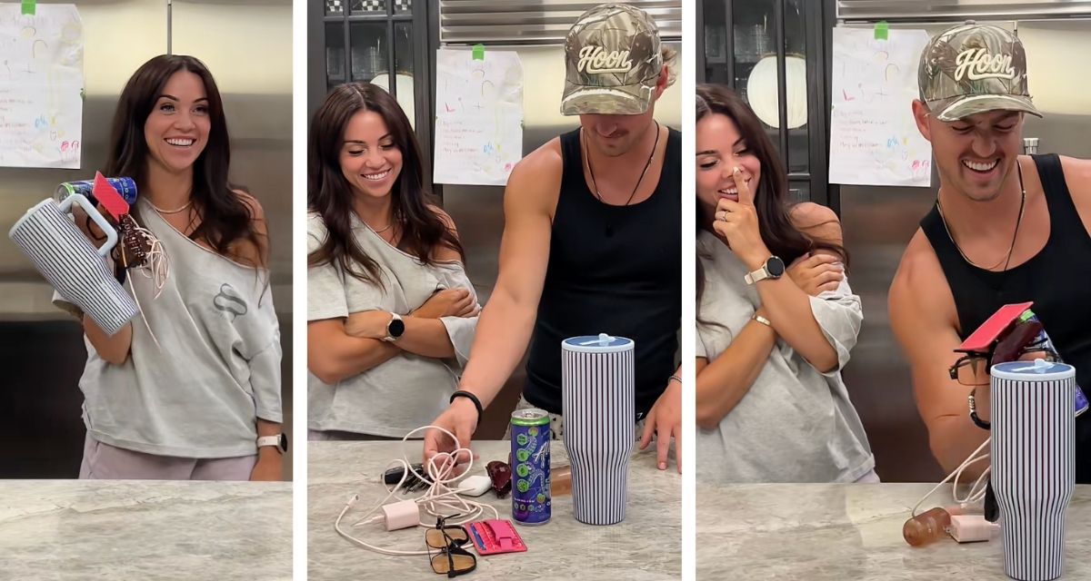 Husbands are tested on their ‘girl grip' and fail spectacularly