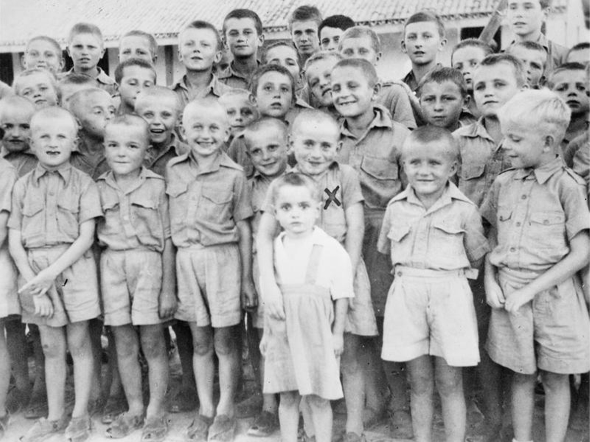 refugees, children, WW II, India