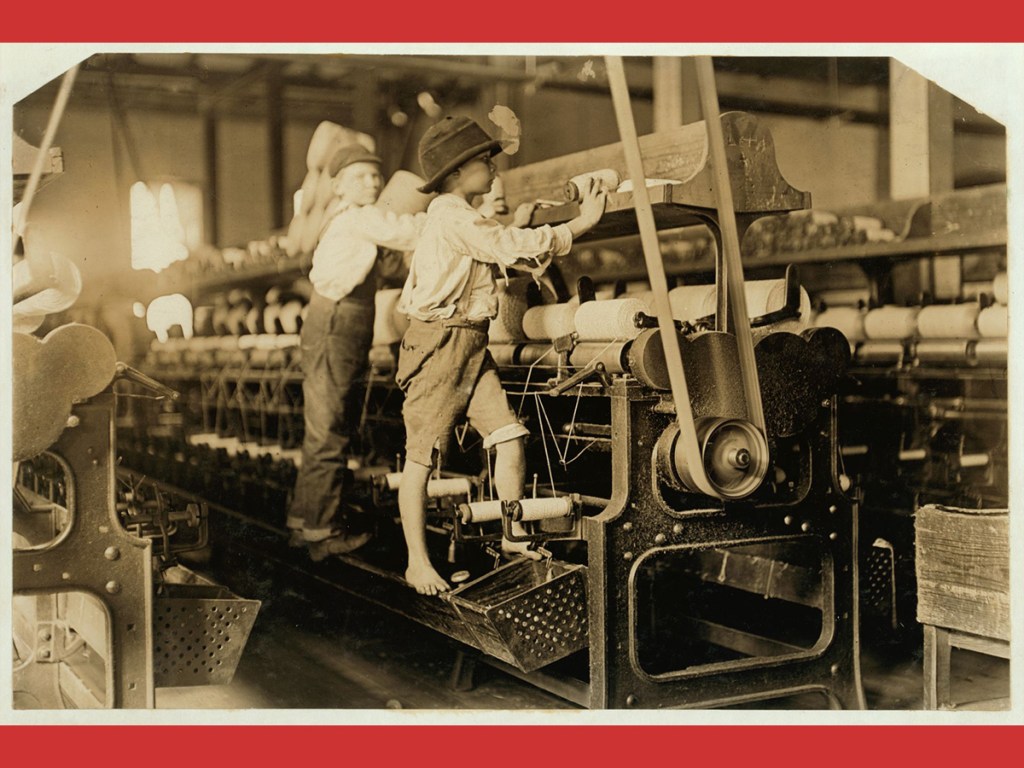 child labor, worker rights, 1800s, Library of Congress