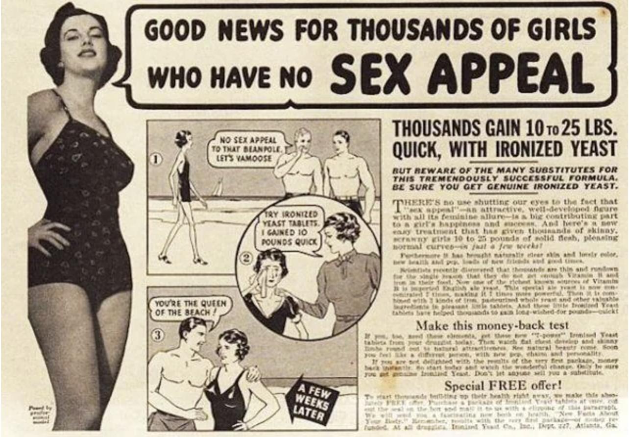 History, Beauty Standards, Vintage Ads, Culture, Women's Health