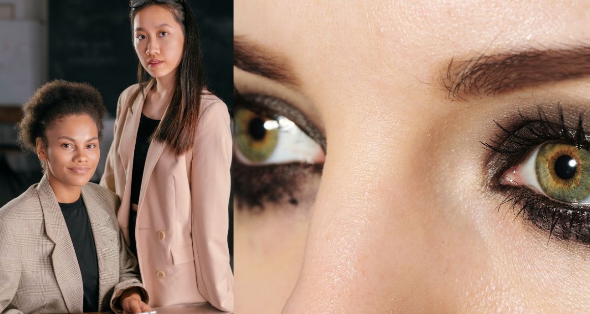 Millennial, fashion, business casual, smoky eye, generations