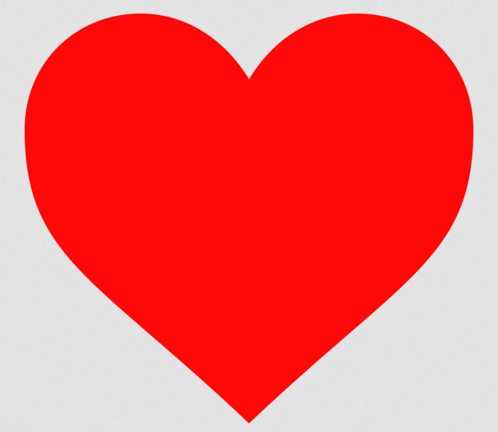 A heart symbol created by Fibonnaci. Photo credit: Wikimedia Commons