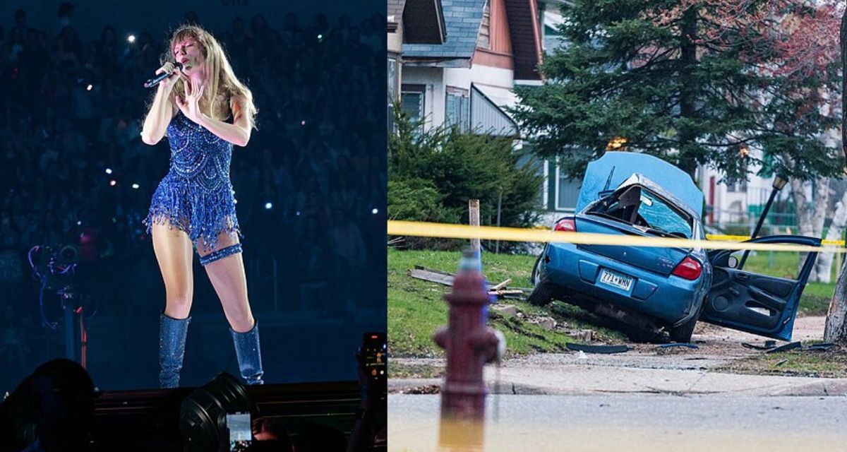 Taylor Swift, Midnights, singer, car wreck, vehicle