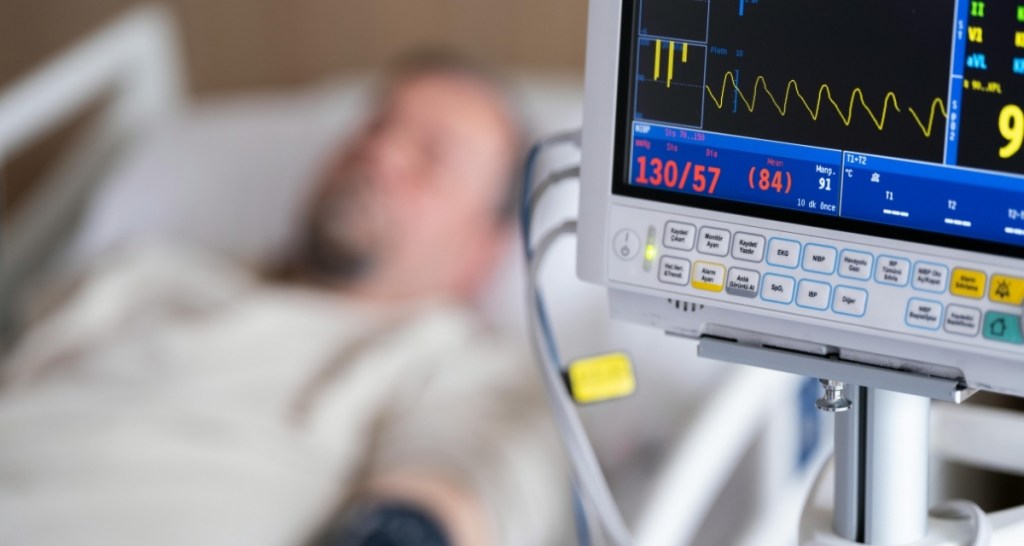 hospital bed, patient, blood pressure

