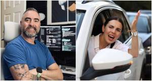 stress, woman, car, secular buddhist, noah rasheta