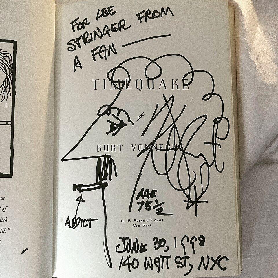 Kurt Vonnegut, book, signed book