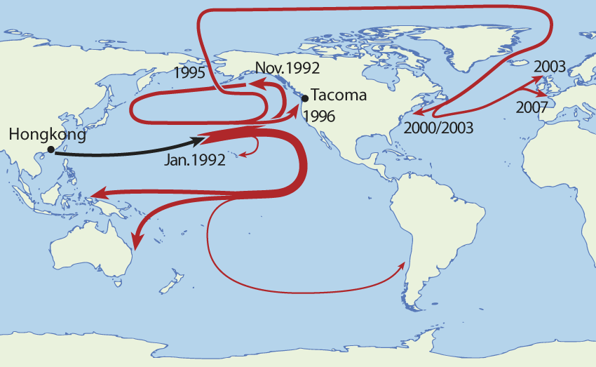 ocean currents, maps, science