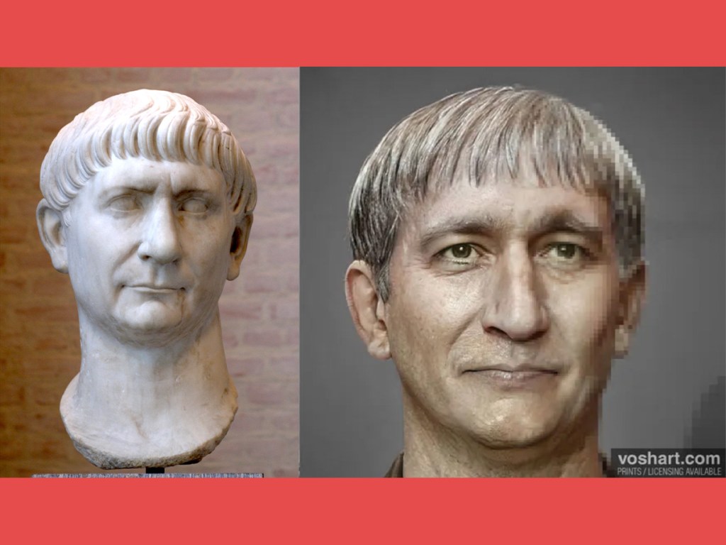 Trajan statue, Daniel Voshart, Trajan