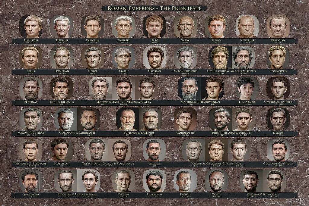 Roman, Emperor Project, Artist rendering, history