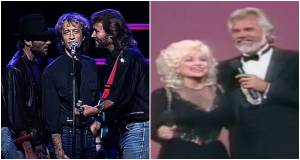 bee gees, islands in the stream, dolly parton, kenny rogers, country music