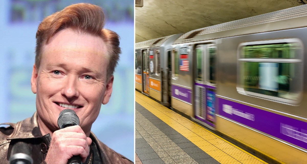 Conan O'Brien, new york city subway, SubwayTakes