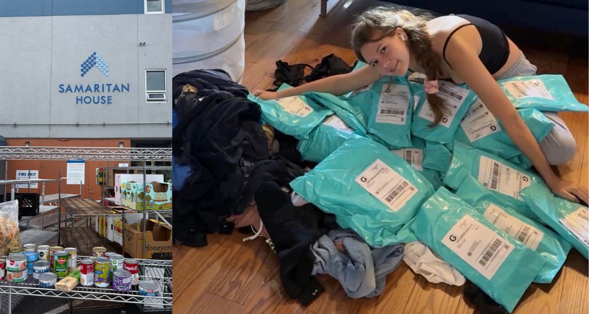 Nicole Bjornsen, depop, depop app, samaritan house, food bank